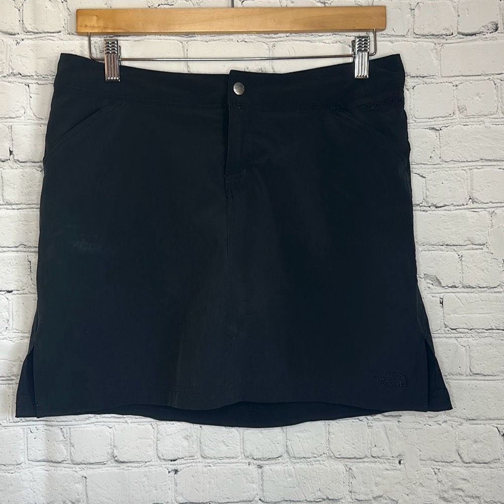 The North Face Apex Skirt Black Logo Golf Tennis Pockets AHYD Women's 8